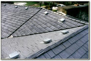 the after photo of the roof after it was replaced and added an additional valley